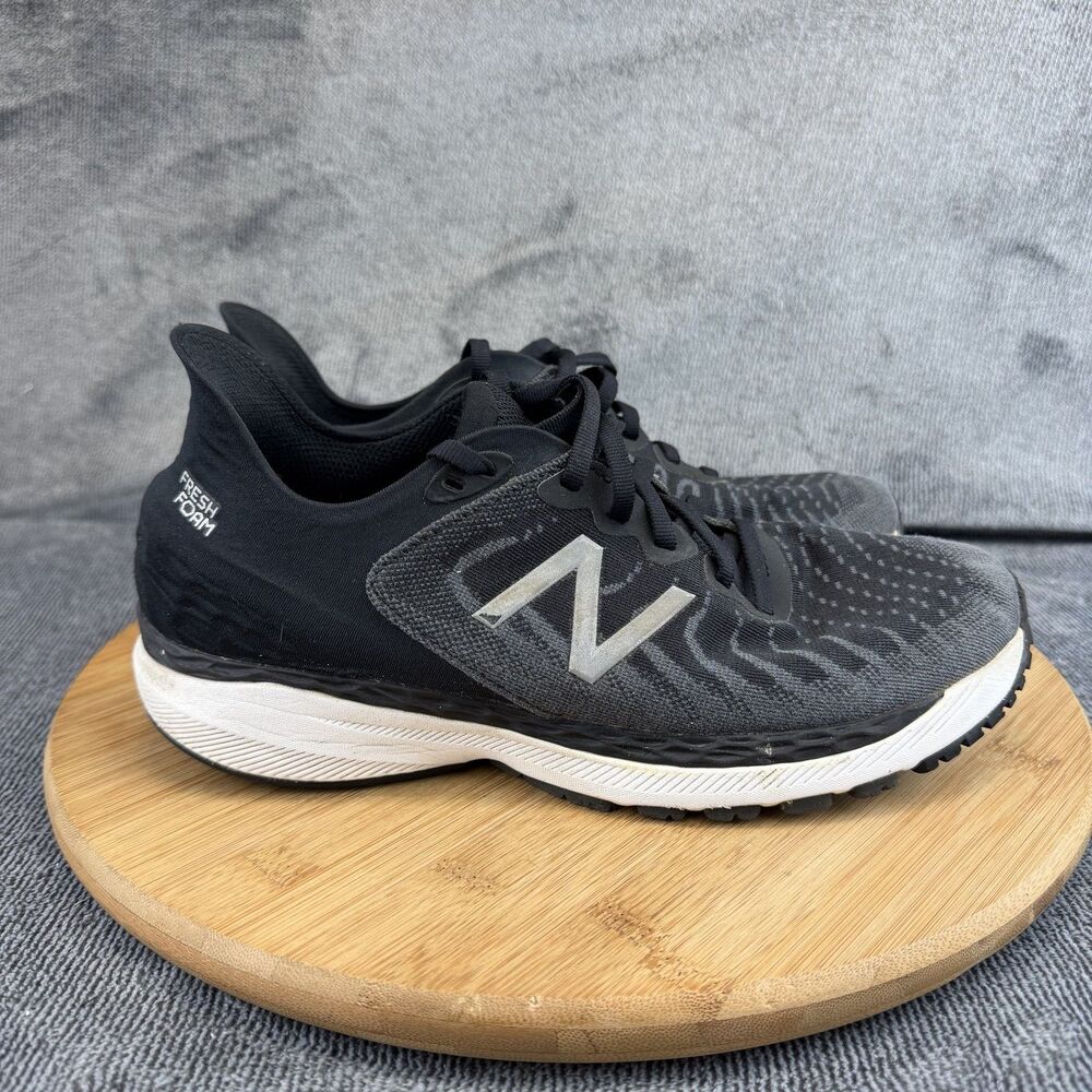 New Balance Fresh Foam Shoes Womens Size 9 Black Mesh Running Athletic Sneakers